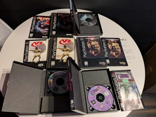 CIB Long Box PSX Lot!  Twisted Metal Zero Divide Wing etc Playstation 1 PS1