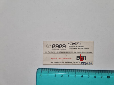 Klebstoff Papst Hölzer San Dona Von Piave Sticker Autocollant Vintage 80s ##