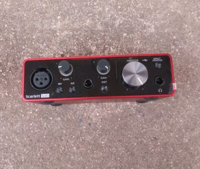 Focusrite Scarlett Solo 3rd Gen 2-Channel Pro Audio Interface - Untested  3G