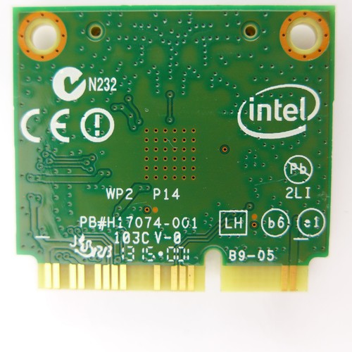 INTEL 7260HMW AN Mini PCI Express Wlan Modul + Bluetooth 4.0 802.11b/g/n WIFI wi - Afbeelding 2 van 2
