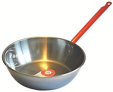 24cm - 28cm Deep Induction One Handle Pan , Wok , Karahi , Deep Paella Pan    