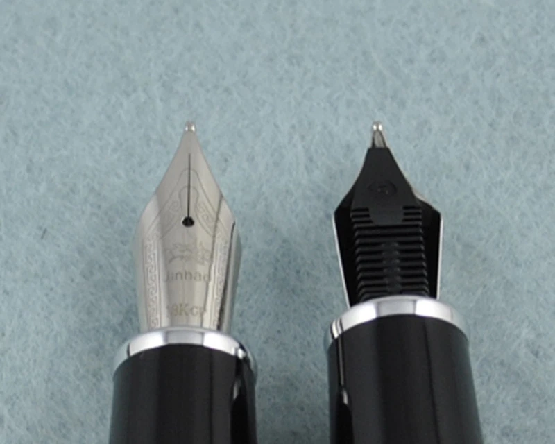 Promoción Jinhao 159 General Pluma Estilográfica Amarilla 2 Plumillas Mediano Fino Clip Plateado Foto 4 de 4