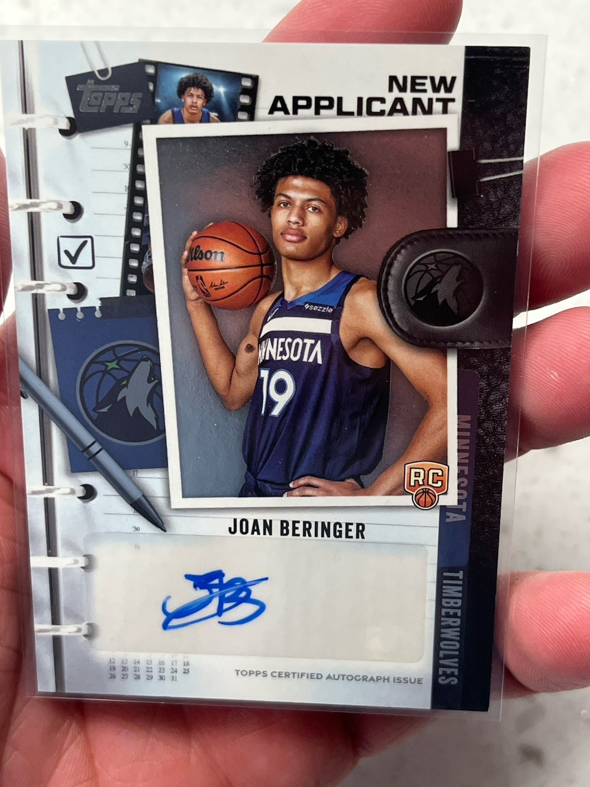 2025-26 Topps - New Applicants Autographs Joan Beringer #NA-JB (AU, RC)