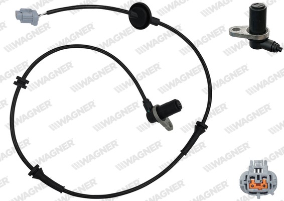 Wagner ABS Sensor Raddrehzahl DrehzahlfüHler FüR Nissan X-Trail T30-image