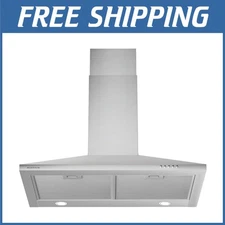 Stainless Steel Range Hood, Convertible Ducted/Ductless