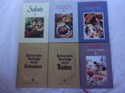 6 Kochbücher Siegloch Edition