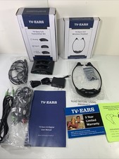 TV Ears In-Ear Digital Wireless Hearing System Black 11741 Version 5.0 Tested