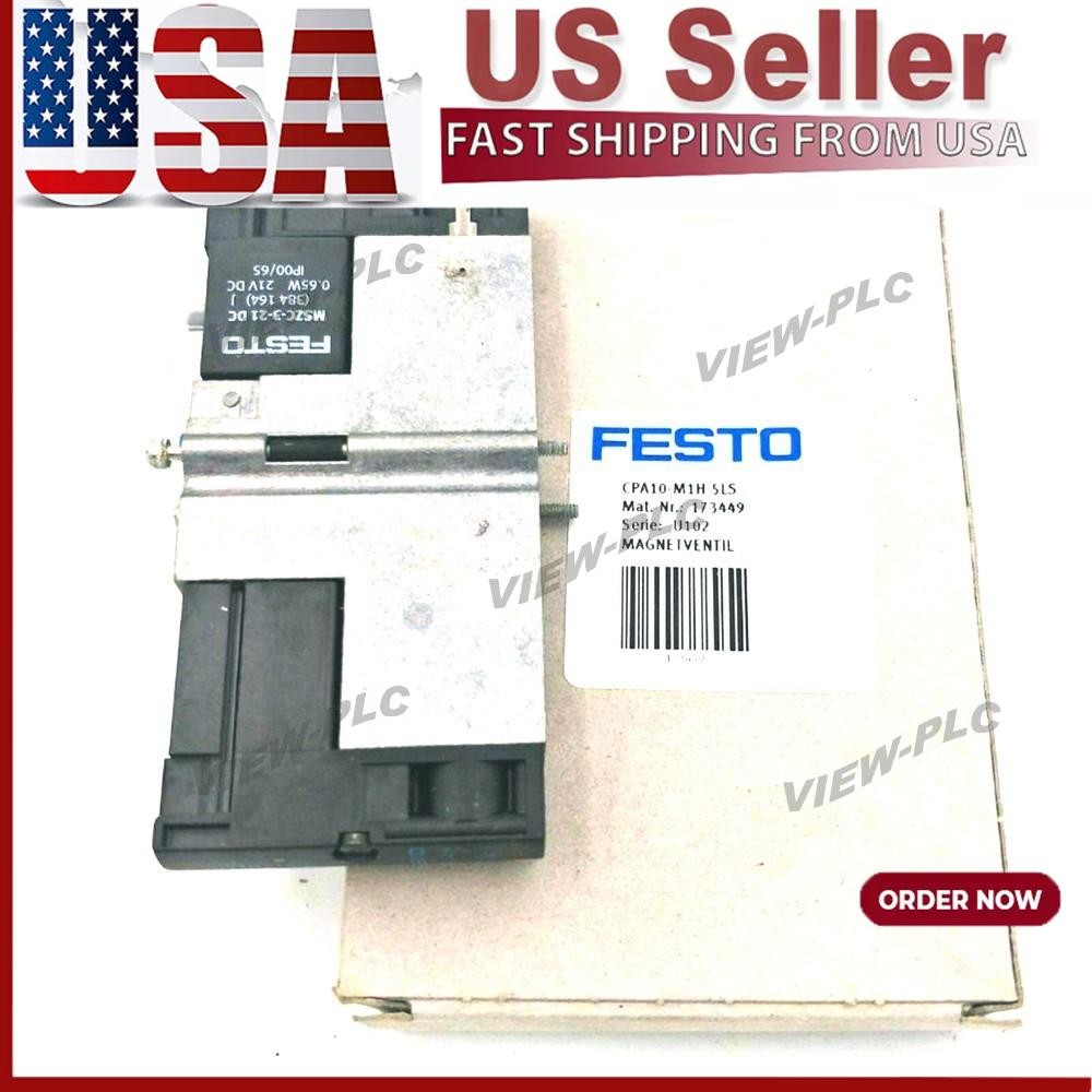 1PC FESTO CPA10-M1H-5LS 173449 solenoid valve CPA10M1H5LS Used
