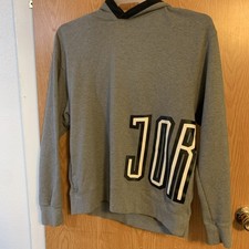 Air Jordan Sport DNA Gray Fleece Pullover Hoodie Men's Size M