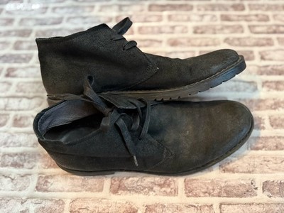 JOHN VARVATOS STAR USA Men s Suede Leather Chukka Ankle Boot Shoes Size 11 Black