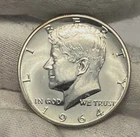 1964 Kennedy Half Dollar GEM PROOF - 90% silver Free shipping!!