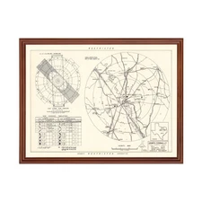 Old Map of James Connally Air Force Base Vicinity, TX 1951 -