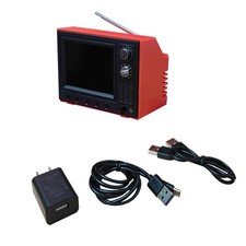 1:12 Funktionsfähiger Puppenfernseher mit Schnellladung & 150 min Spielzeit Video Player USB Anschluss