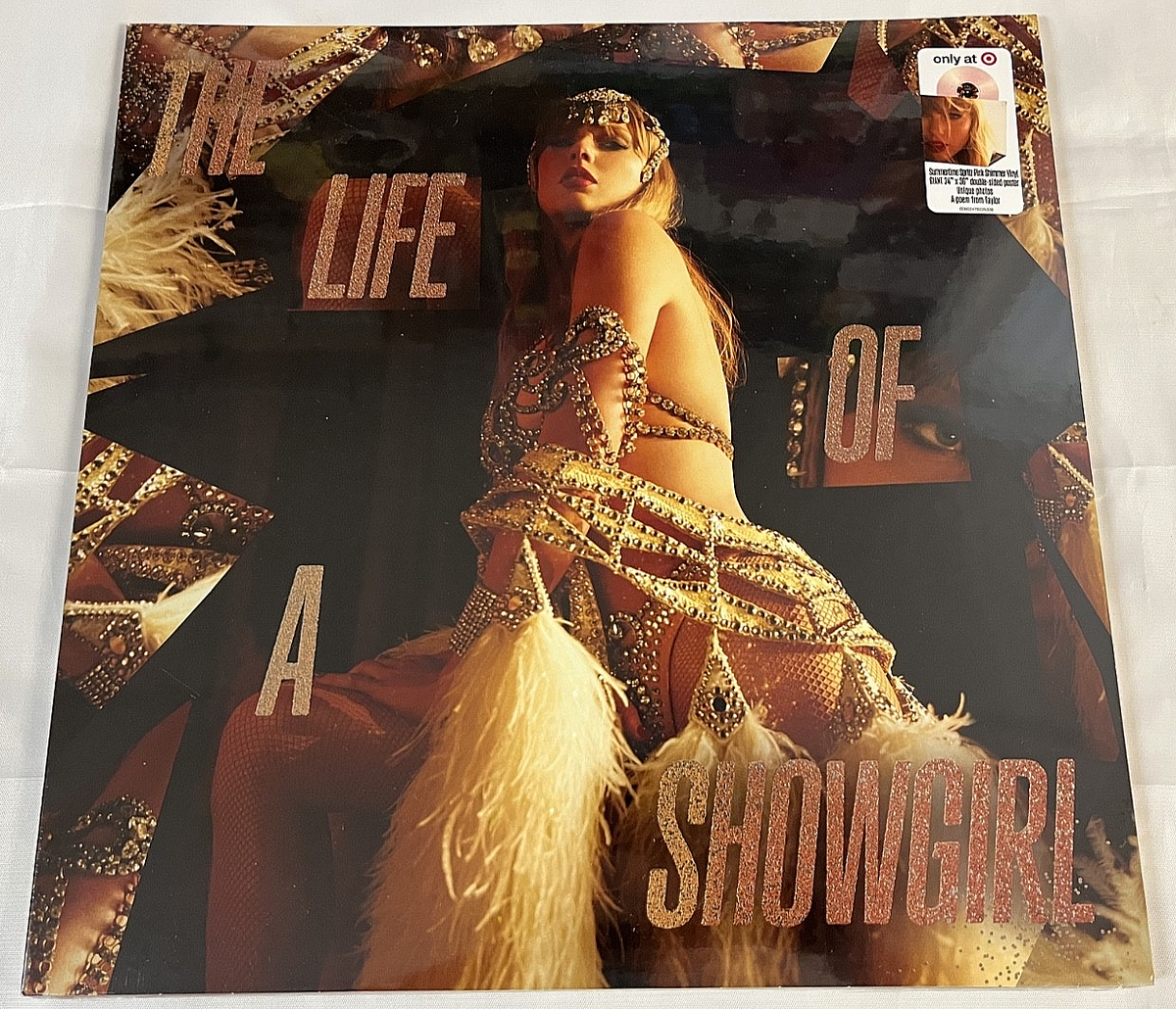 TAYLOR SWIFT - The Life Of A Showgirl - Spritz Pink Vinyl Poster