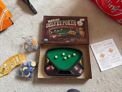 Yahtzee Deluxe Pokerspiel Parker Brothers Hasbro 2005. Komplett 
