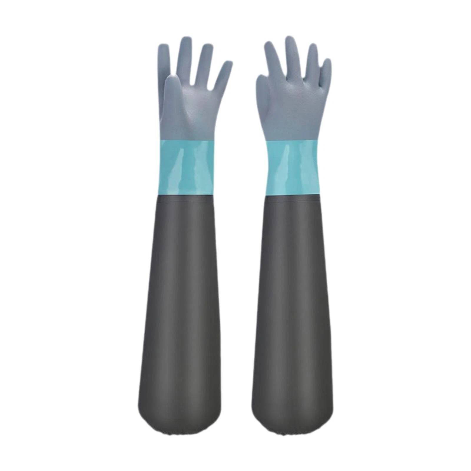 Long Sleeve Gloves Waterproof Pond Gloves Reusable Long Rubber Gloves for Rose