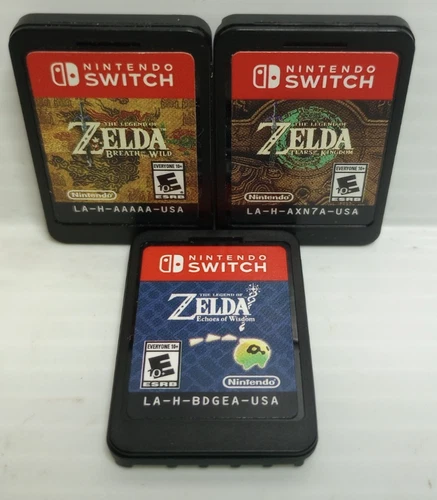 Nintendo Switch Zelda Breath of the Wild Tears of the Kingdom Echoes of Wisdom