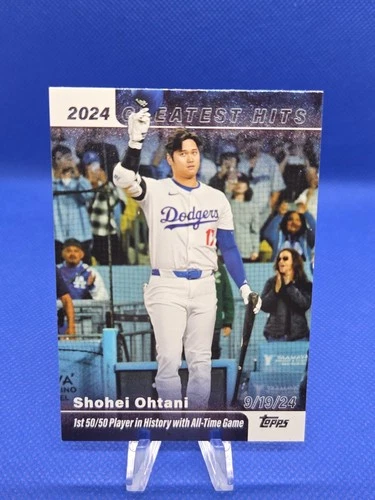 2025 Topps Series 1 Shohei Ohtani Greatest Hits Card 1st 50/50 Player GH-25