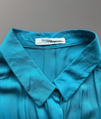 Bershka sleeveless Blouse With Pockets turqouise Medium - Picture 3 of 5