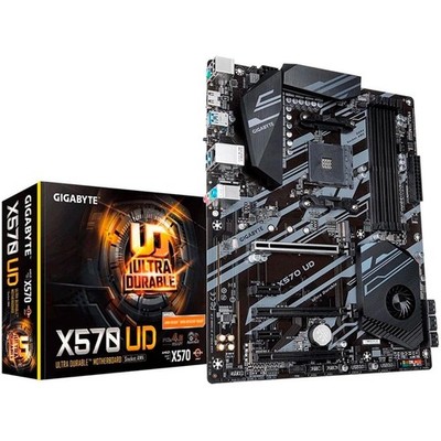GIGABYTE X570 UD (AMD Ryzen 5000/X570/ATX/PCIe4.0/DDR4/USB3.2 Gen 1/Realtek A...