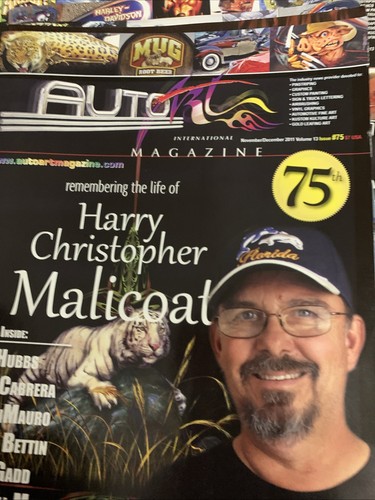 34 Auto Art Airbrush Magazine 2000 - 2013 Vintage Decal Pinstripping Car Classic - Imagen 12 de 13