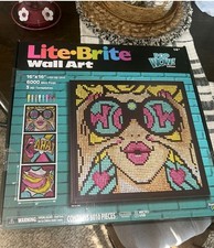 Lite Brite Pop Wow Edition Wall Art 16x16 with 6000 Pegs