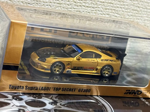Toyota Supra A80 Top Secret GT300 1/64 INNO64 New from Japan FS - Picture 2 of 7