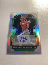 2022 Panini Prizm Draft Picks - Nathaniel Ochoa Leyva #PDP171 Auto Silver