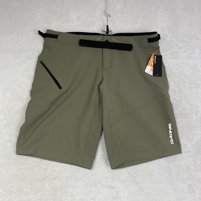 DaKine Syncline Bike Shorts Women’s XL Olive Green 13” Inseam MTB Trail  Cycling