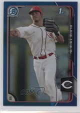 2015 Bowman Draft Chrome Blue Refractor 68/150 Blake Trahan #43 1j6
