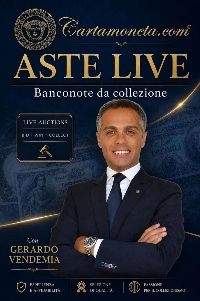 BANCONOTE ITALIANE con Gerardo Vendemia | SPEDIZIONE GRATUITA
