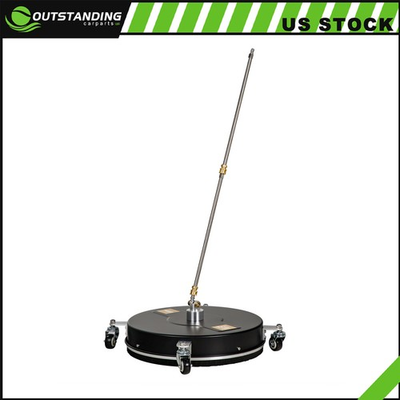 #ad 18.5quot; 4000 PSI Black Pressure Washer Surface Cleaner w 4 Wheels Stainless Steel $86.44