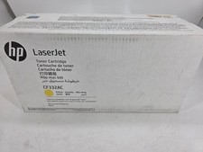 HP 654A CF332AC CF332A Yellow Toner Cartridge Genuine OEM New Sealed