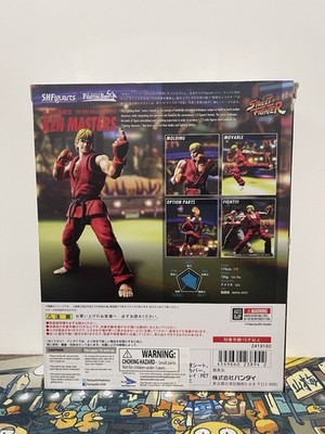 sh figuarts street fighter No.07 Ken Masters Figure Open Box All