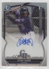 2023 Bowman Chrome Prospect Auto Refractor /499 Dyan Jorge #CPA-DJG Auto 6fs