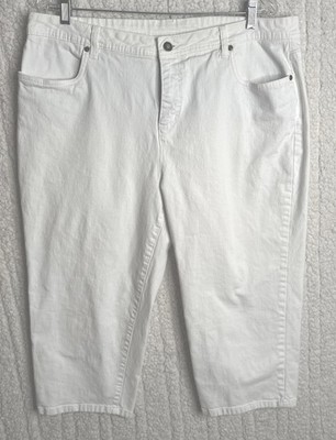 Classic Elements Women s Capri Pants size 18 white