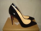 100% AUTH NEW WOMEN LOUBOUTIN PIGALLE FOLLIES BLACK PATENT 100 PUMPS/HEEL US 10 — photo 7