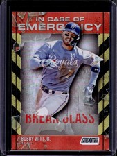 2025 Topps Stadium Club Bobby Witt Jr. In Case Of Emergency #ICE-1 Royals