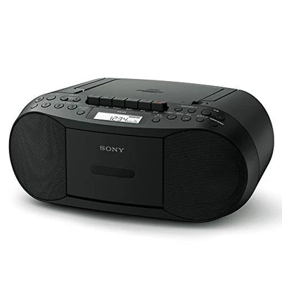Sony CD Radio Cassette Corder CFD-S70 FM AM Wide FM Black Recorder - Image 1 of 4