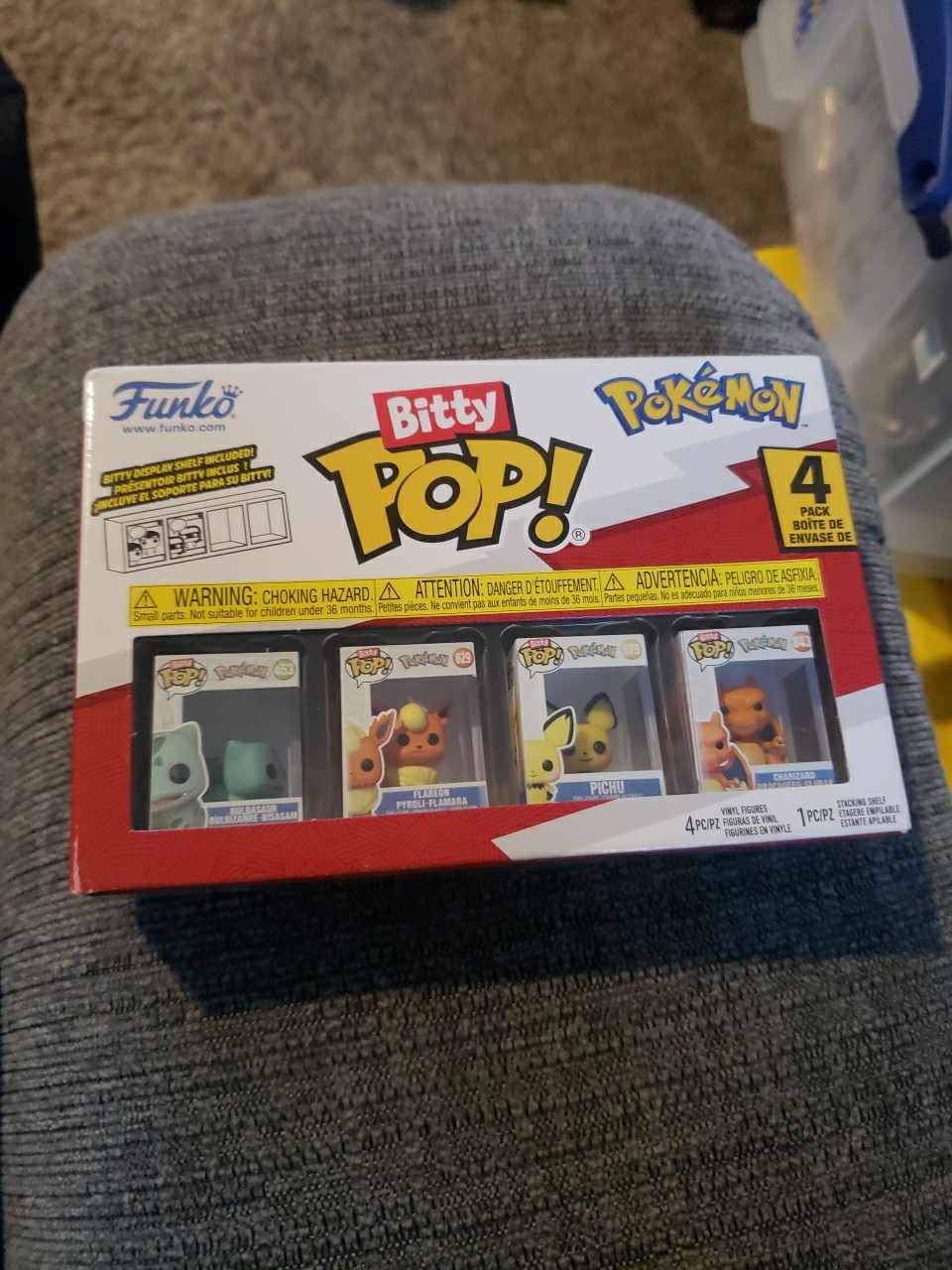 Funko Bitty POP!: Pokemon - Bulbasaur Paquete de 4 [Juguete Nuevo] Figura Vinilo, Pack de 4,