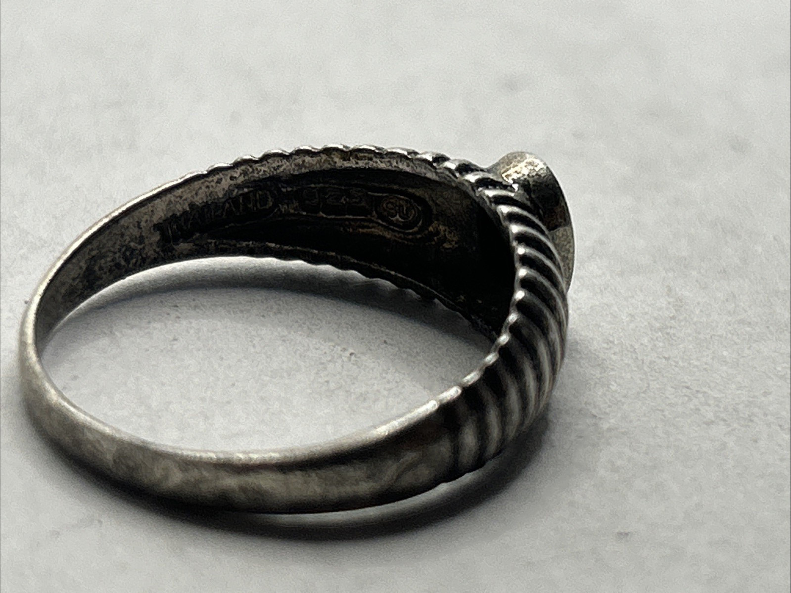 Solid 925 Sterling Silver Oval Shape Black Onyx H… - image 6