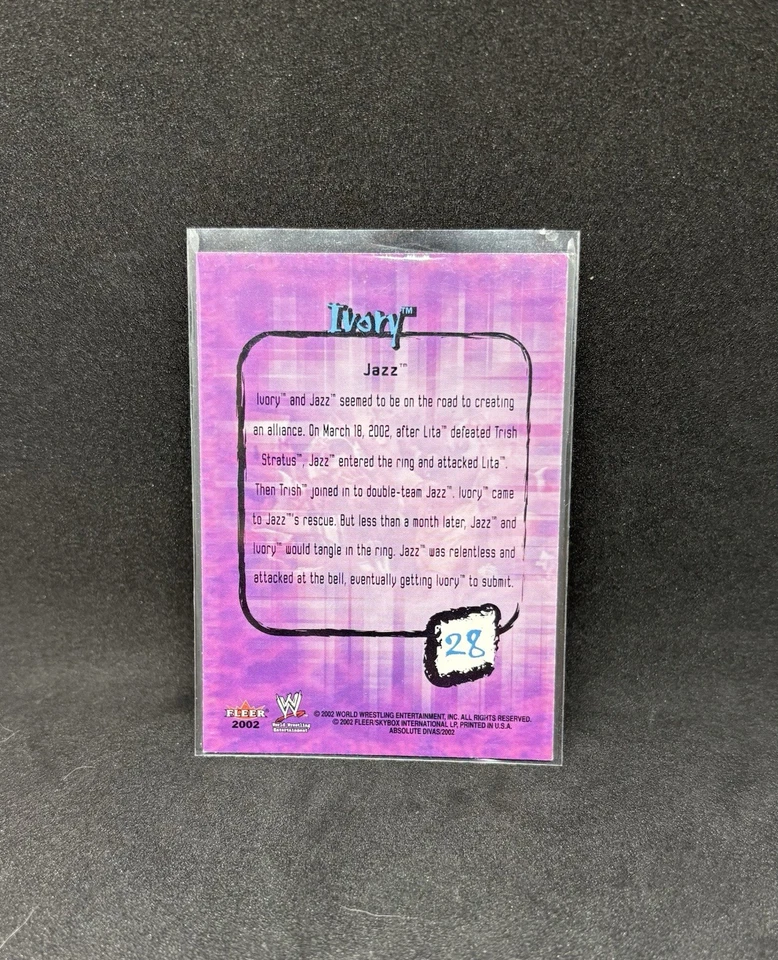 2002 Fleer WWE Absolute Divas - Ivory #28 - Image 2 of 2
