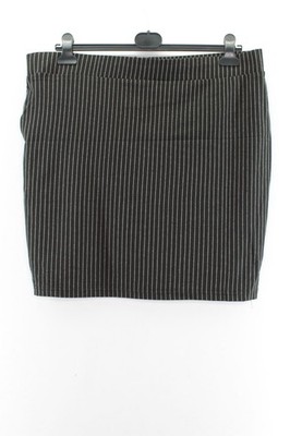 Janina Damen Rock Gr. 46 Schwarz Gestreift Minirock #DC-50