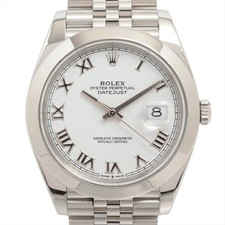 Rolex Datejust 41 126300 SS SS AT quadrante bianco