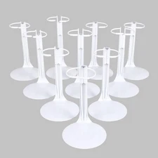 UCanaan 10 pcs Doll Stand - Action Figure Stands with Expandable 10, White 