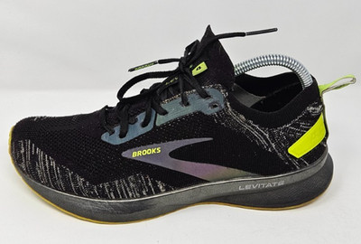 Brooks Levitate 4 Shoes Womens Size 9.5 Black Knit Running Sneakers 1203351B013