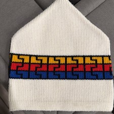 Wigwam Mills White Vintage USA Beanie Stocking Ski Hat Cap One Size