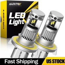 2/4X LED 9008/H13 Headlight Bulb 6500K Bright White 1:1 Size High Brightness