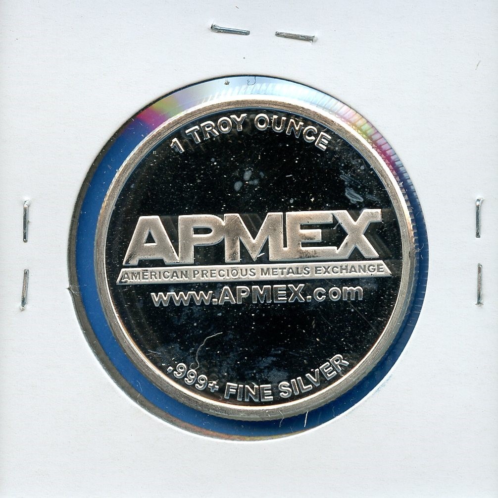 APMEX American Eagle .999 Fine Silver 1oz Round Bullion #07 Semi Proof Like Coin