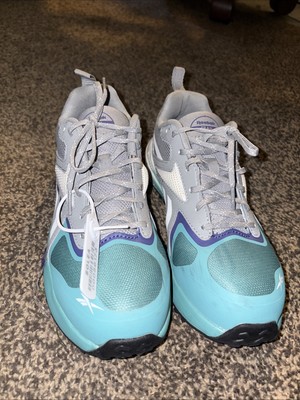 Reebok Work Lavante Trail 2 Work EH Comp Toe RB395 Womens 8 Medium Teal Gray